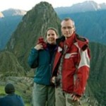 Pat O'Rourke, Otto von Münchow og Ted ved ruinene ved Machu Picchu
